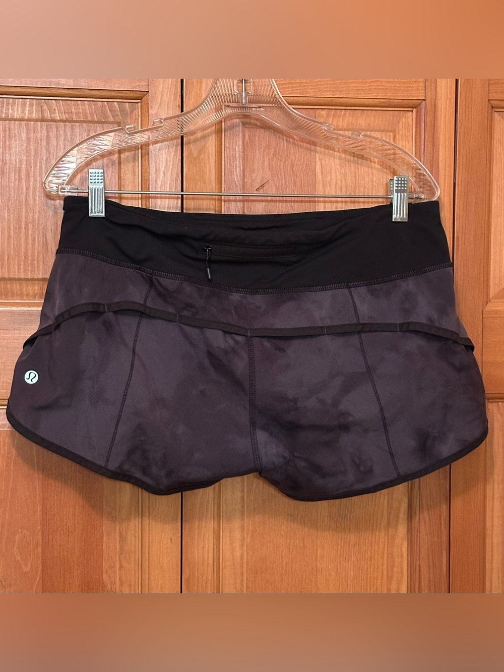 Women’s Lululemon Speed Up Shorts sz 8 in Diamond Dye Grey work out running yoga